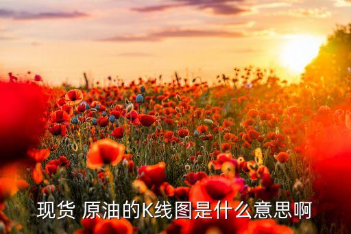 現(xiàn)貨 原油的K線(xiàn)圖是什么意思啊