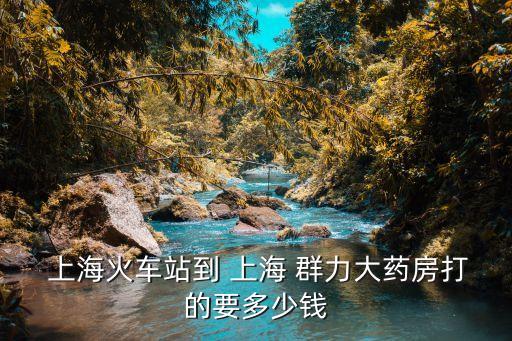  上?；疖囌镜?上海 群力大藥房打的要多少錢